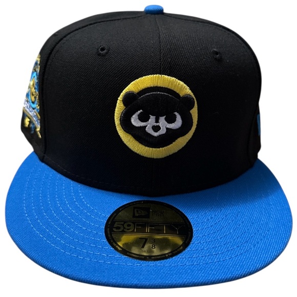 Black/Southwest Blue 1990 ASG New Era 59FIFTY Fitted Hat 7 3/8 - Picture 1 of 5